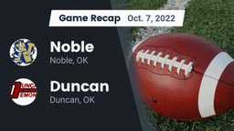 Recap: Noble  vs. Duncan  2022