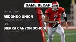 Recap: Redondo Union  vs. Sierra Canyon School 2016