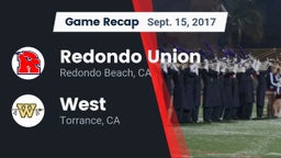 Recap: Redondo Union  vs. West  2017