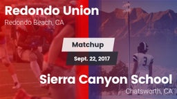 Matchup: Redondo Union vs. Sierra Canyon School 2017