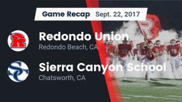 Recap: Redondo Union  vs. Sierra Canyon School 2017