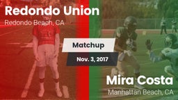Matchup: Redondo Union vs. Mira Costa  2017