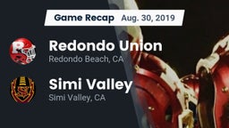 Recap: Redondo Union  vs. Simi Valley  2019