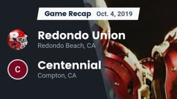 Recap: Redondo Union  vs. Centennial  2019