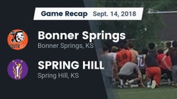 Recap: Bonner Springs  vs. SPRING HILL  2018