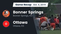 Recap: Bonner Springs  vs. Ottawa  2019