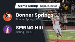 Recap: Bonner Springs  vs. SPRING HILL  2022