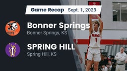 Recap: Bonner Springs  vs. SPRING HILL  2023