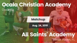 Matchup: Ocala Christian vs. All Saints' Academy  2018