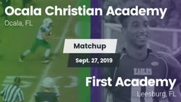 Matchup: Ocala Christian vs. First Academy  2019