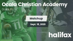 Matchup: Ocala Christian vs. halifax 2020