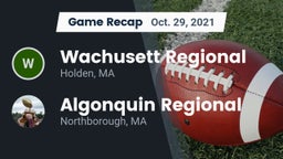 Recap: Wachusett Regional  vs. Algonquin Regional  2021