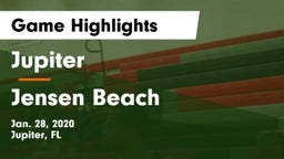Jupiter  vs Jensen Beach Game Highlights - Jan. 28, 2020