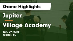 Jupiter  vs Village Academy Game Highlights - Jan. 29, 2021
