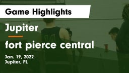 Jupiter  vs fort pierce central Game Highlights - Jan. 19, 2022