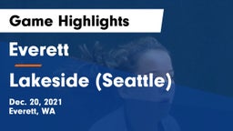Everett  vs Lakeside  (Seattle) Game Highlights - Dec. 20, 2021