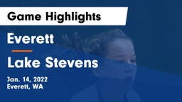 Everett  vs Lake Stevens  Game Highlights - Jan. 14, 2022