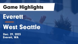 Everett  vs West Seattle  Game Highlights - Dec. 29, 2023