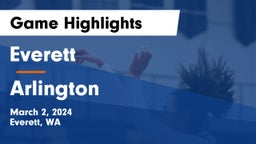 Everett  vs Arlington  Game Highlights - March 2, 2024
