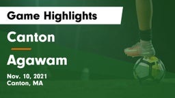 Canton   vs Agawam  Game Highlights - Nov. 10, 2021