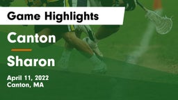 Canton   vs Sharon  Game Highlights - April 11, 2022