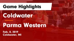 Coldwater  vs Parma Western  Game Highlights - Feb. 8, 2019
