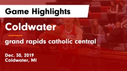Coldwater  vs grand rapids catholic central Game Highlights - Dec. 30, 2019