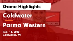 Coldwater  vs Parma Western  Game Highlights - Feb. 14, 2020