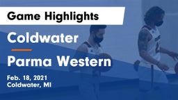 Coldwater  vs Parma Western  Game Highlights - Feb. 18, 2021