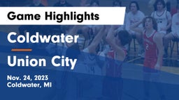Coldwater  vs Union City  Game Highlights - Nov. 24, 2023