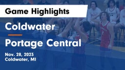 Coldwater  vs Portage Central  Game Highlights - Nov. 28, 2023