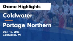 Coldwater  vs Portage Northern  Game Highlights - Dec. 19, 2023