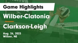 Wilber-Clatonia  vs Clarkson-Leigh  Game Highlights - Aug. 26, 2023
