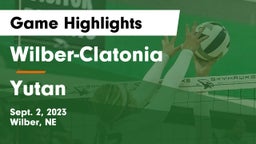 Wilber-Clatonia  vs Yutan  Game Highlights - Sept. 2, 2023