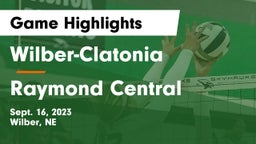 Wilber-Clatonia  vs Raymond Central  Game Highlights - Sept. 16, 2023