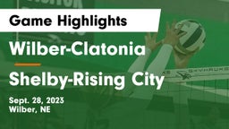 Wilber-Clatonia  vs Shelby-Rising City  Game Highlights - Sept. 28, 2023