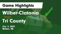Wilber-Clatonia  vs Tri County  Game Highlights - Oct. 3, 2023