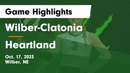 Wilber-Clatonia  vs Heartland  Game Highlights - Oct. 17, 2023