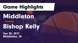 Middleton  vs Bishop Kelly  Game Highlights - Jan 20, 2017