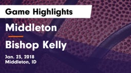Middleton  vs Bishop Kelly  Game Highlights - Jan. 23, 2018