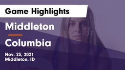 Middleton  vs Columbia  Game Highlights - Nov. 23, 2021