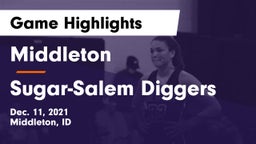 Middleton  vs Sugar-Salem Diggers Game Highlights - Dec. 11, 2021
