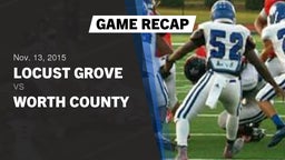 Recap: Locust Grove  vs. Worth County  2015