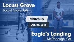 Matchup: Locust Grove High vs. Eagle's Landing  2016