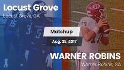 Matchup: Locust Grove High vs. WARNER ROBINS  2017