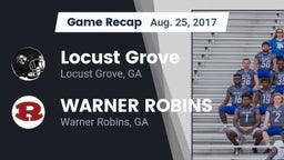 Recap: Locust Grove  vs. WARNER ROBINS  2017