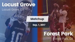 Matchup: Locust Grove High vs. Forest Park  2017