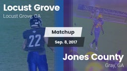 Matchup: Locust Grove High vs. Jones County  2017