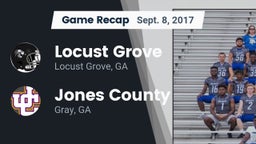 Recap: Locust Grove  vs. Jones County  2017