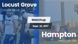 Matchup: Locust Grove High vs. Hampton  2017